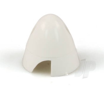 2 1/4in (56mm) White Nylon Spinner