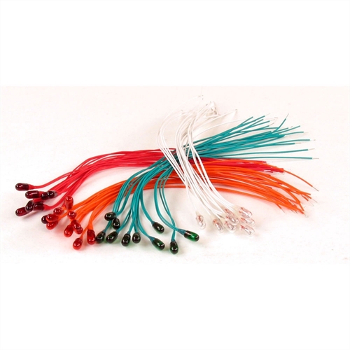 12V Green Grain of Wheat (GOW) Bulbs (10)