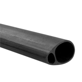 19x125mm 1m Carbon Fibre Elliptic Tube