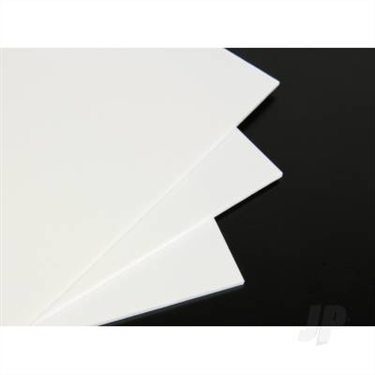 9x12in White Plastic Card 15Thou 38mm