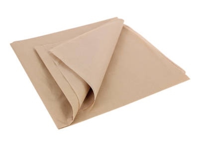 Vintage Tan Lightweight Tissue Covering Paper, 50x76cm, (5 Sheets)