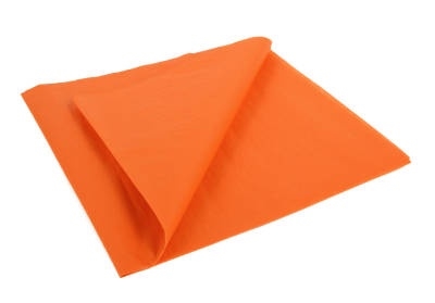 Golden Orange Lightweight Tissue Covering Paper, 50x76cm, (5 Sheets)