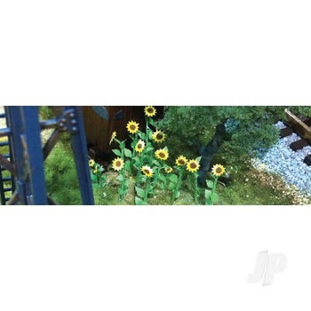 95523 Sunflowers, 1"" Tall, HO-Scale, (16 per pack)