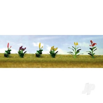 95564 Assorted Flower Plants 4, O-Scale, (10 per pack)