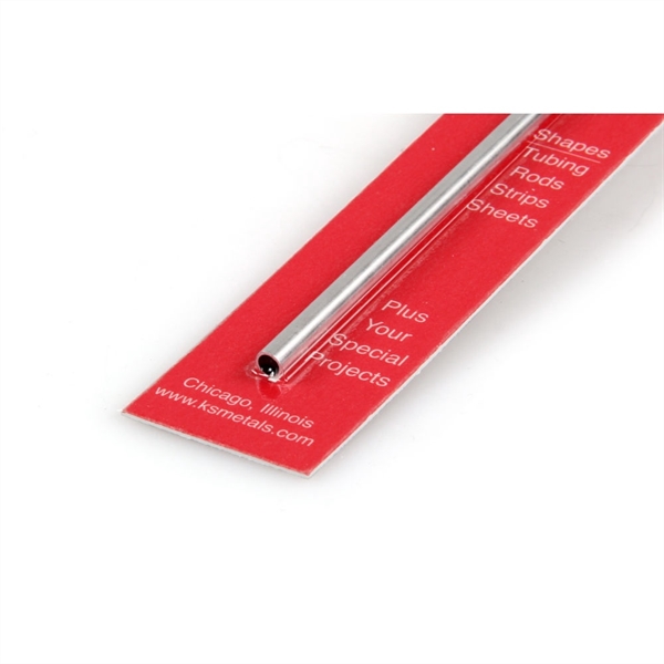 5/32x12in Round Aluminium Tube .014in Wall