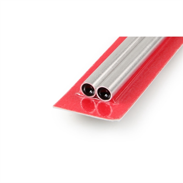 7x300mm Aluminium Round Tube, .45mm Wall (2pcs)
