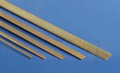 K&S 815019 (F-1X-1) 1/64x1/32 STRIP BRASS (2)  5520644