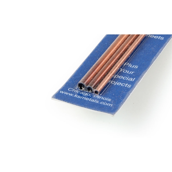 12in Bendable Copper Tube 3/32, 5/32, 1/8 (3pcs)