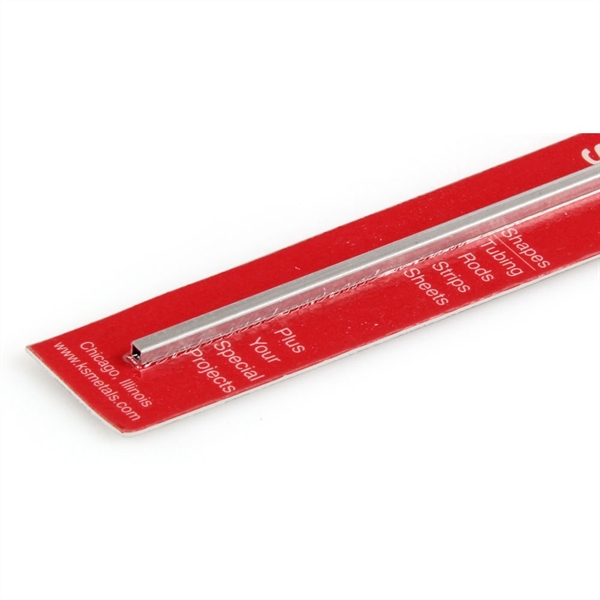 1/8x12in Square Aluminium Tube .014 Wall