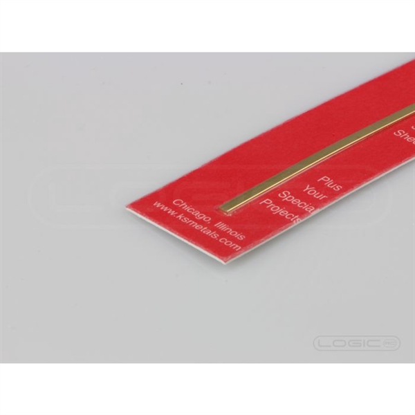 Flat Brass Bar 1/32 x 3/32
