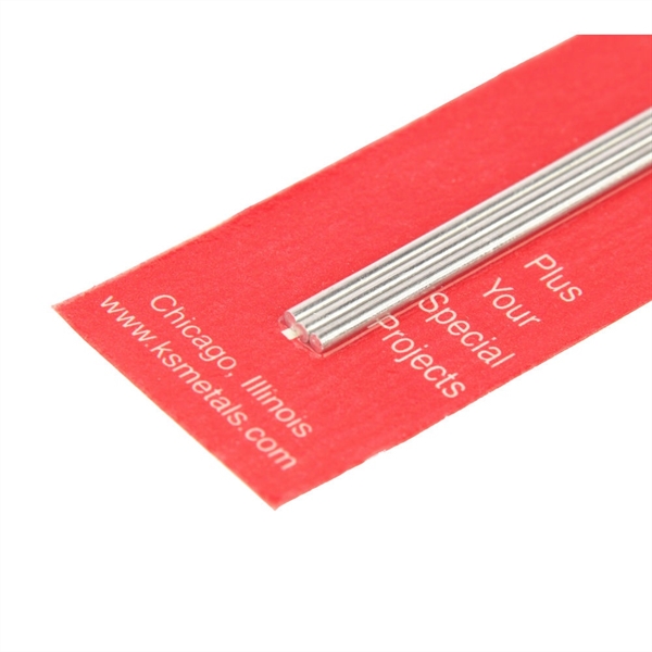 1/16x12in Solid Aluminium Rod (3pcs)
