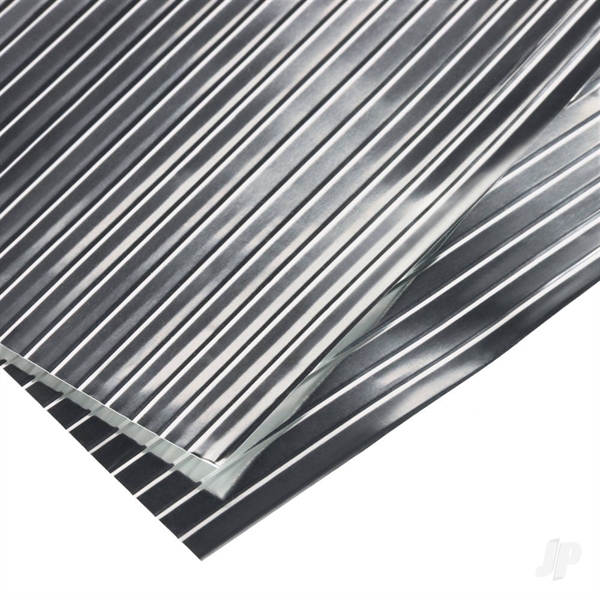 .002in Thick .187in Spacing Crimped Aluminium Corrugated Sheet