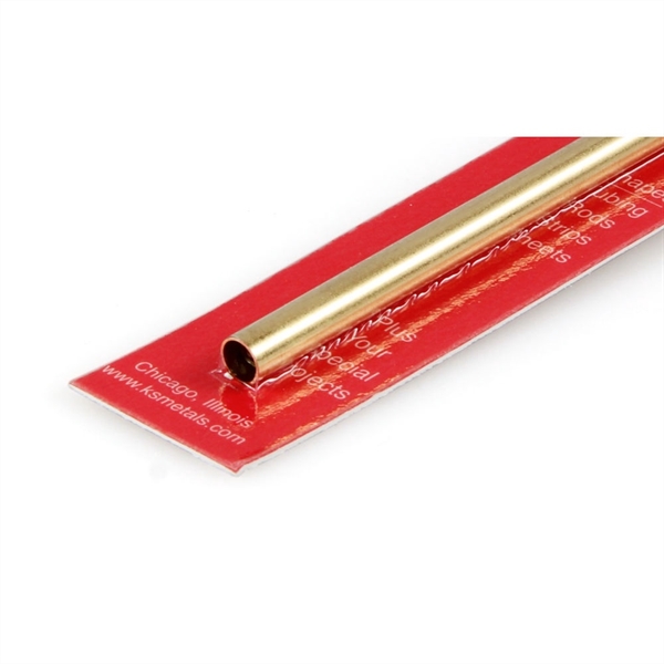 1/4x12in Round Brass Tube .014in Wall