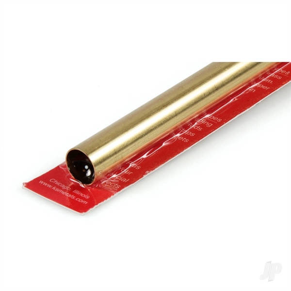 19/32x12in Round Brass Tube .014in Wall