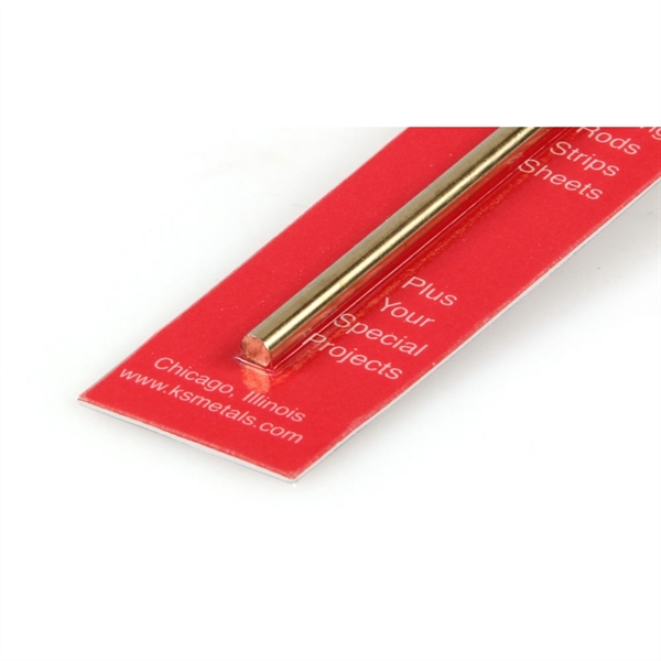 5/32x12in Solid Brass Rod