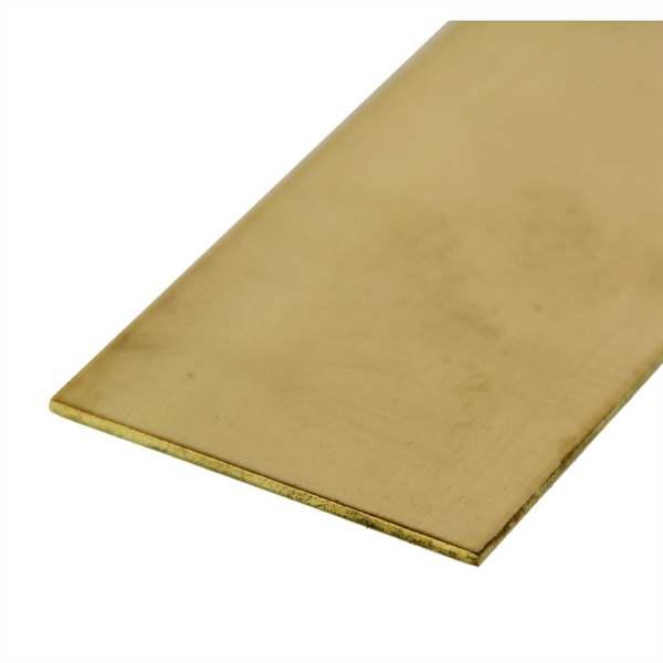 .025x1/2x12in Brass Strip