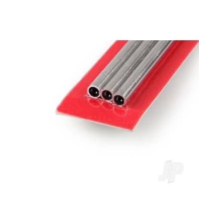 5x300mm Aluminium Round Tube, .45mm Wall (3pcs)