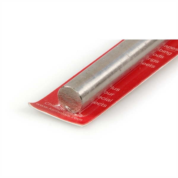 1/2x12in Round Stainless Steel Rod