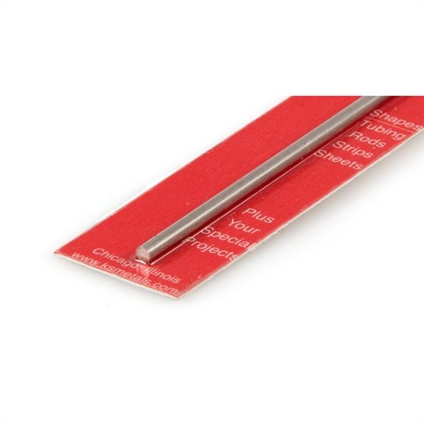 1/8x12in Round Stainless Steel Rod