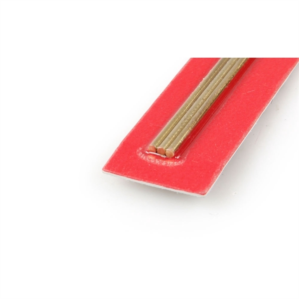 .072x12in Solid Brass Rod (3pcs)