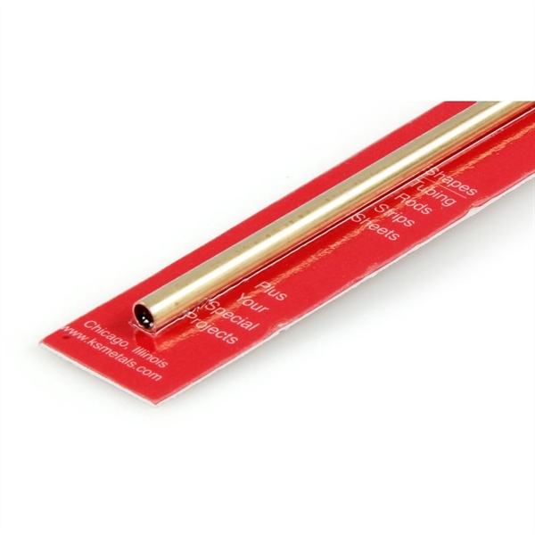 7/32x12in Round Brass Tube .014in Wall