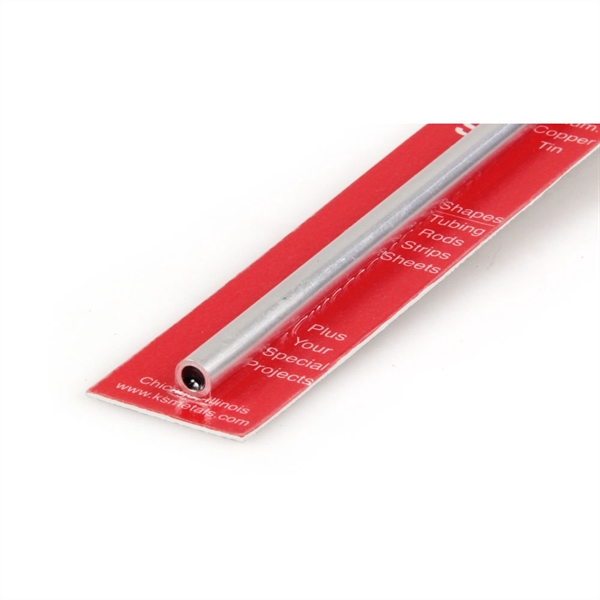 1/4x12in Round Aluminium Tube .035in Wall
