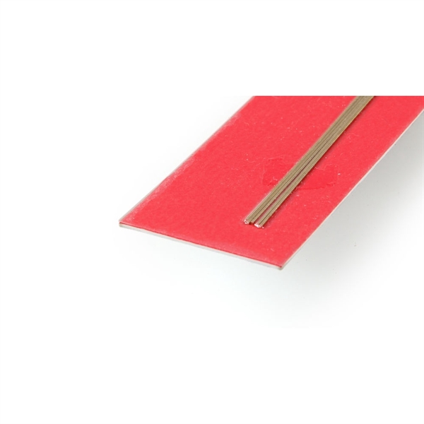 .5x300mm Round Brass Rod (5pcs)