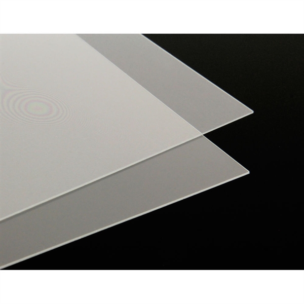 .030in 8.5x11in Clear Plastic Sheet (2pcs)