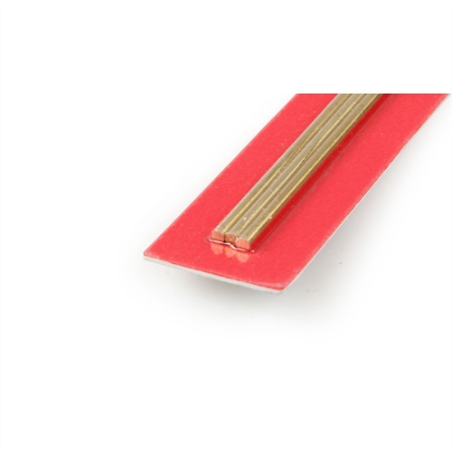 081x12in Solid Brass Rod 3pcs