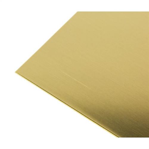 015 26ga 10x4in Brass Sheet