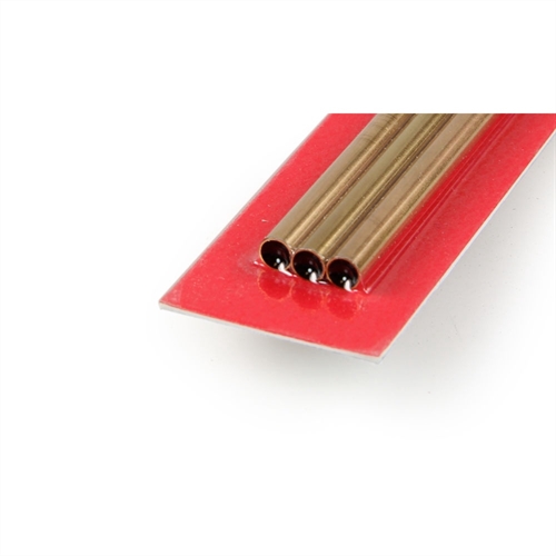 45x300mm Round Brass Tube 225mm Wall 3pcs