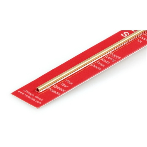 18x12in Round Brass Tube 014in Wall