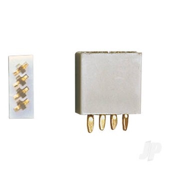 4-Pin socket, 5pcs (MPX)