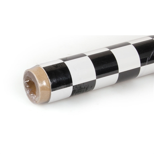 2m Oracover Fun-3 Large Chequered White/Black