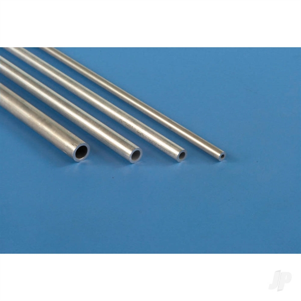 5mm 1m Round Aluminium Tube, .45mm Wall (Bulk Pack of 5 Items)