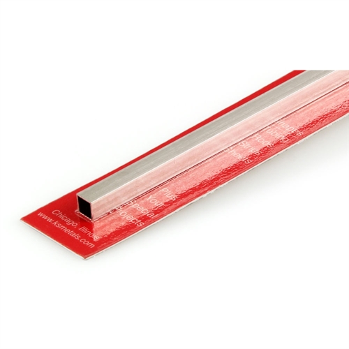 1/4x12in Square Aluminium Tube .014 Wall