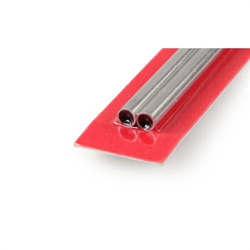 6x300mm Aluminium Round Tube, .45mm Wall (2pcs)