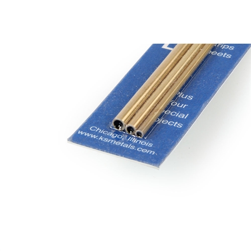 12in Soft Bendable Brass Tube 3/32, 1/8, 5/32 (3pcs)