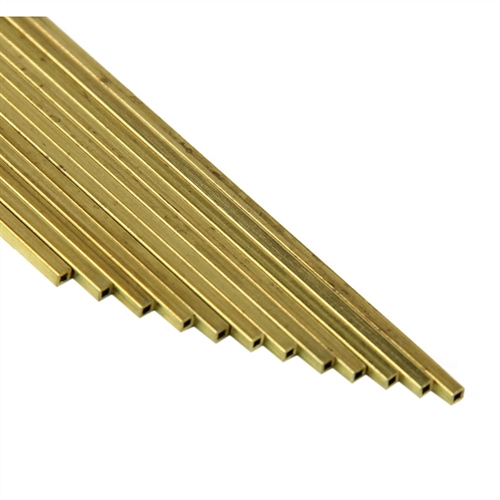 116x36in Square Brass Tube 12pcs