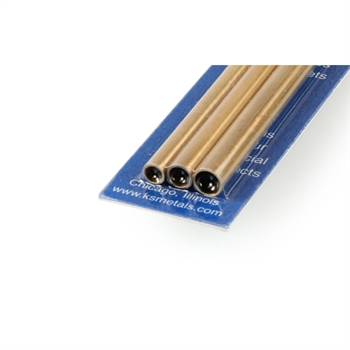 12in Soft Bendable Brass Tube 316 732 14 3pcs