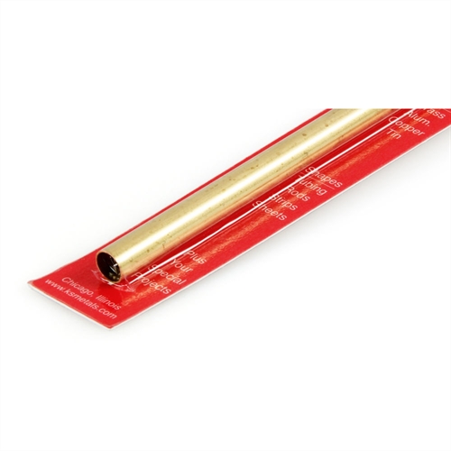 1132x12in Round Brass Tube 014in Wall