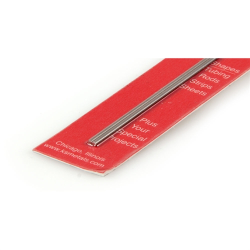 1/16x12in Round Stainless Steel Rod
