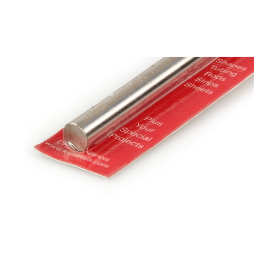 3/8x12in Round Stainless Steel Rod