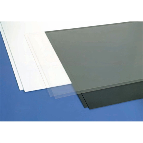 9x12in White Plastic Card 10Thou. (.25mm)