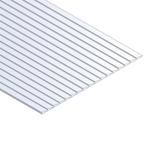 12x24in (30x60cm) Clapboard Siding Sheet .040in (1.0mm) Thick .040in Spacing (1 Sheet per pack)