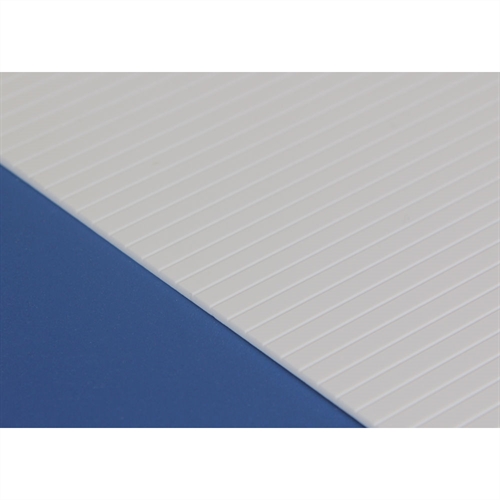 [12040] 12"" x 24"" V-Groove Siding .020"" Thick .040"" Spacing (1 sheet per pack)