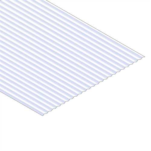[14529] 12"" x 24"" Metal Siding .040"" Thick .100"" Groove Spacing (1 sheet per pack)