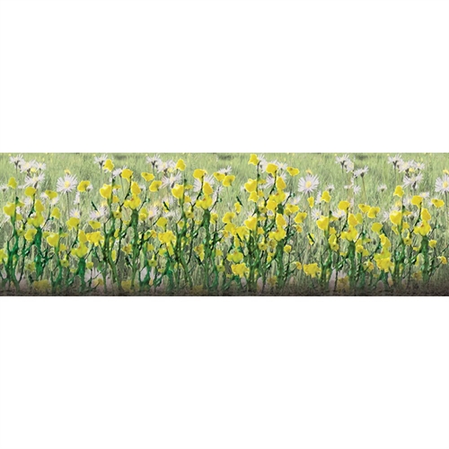 Daisies, 1/2in Tall, HO-Scale, (24 per pack)
