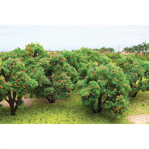 Orange Tree Grove, 2in to 2-1/4in Tall, (6 per pack)