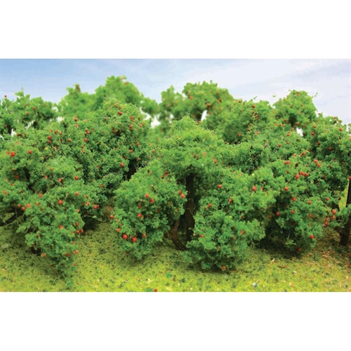 Apple Tree Grove, 2in to 2-1/4in Tall, (6 per pack)